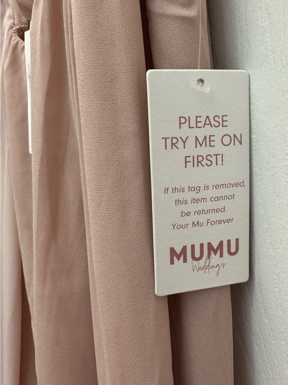 NEW Show me your MUMU Dress, Dusty Blush Crisp, Liz Maxi Dress XL, Wrap Dress - Picture 5 of 10